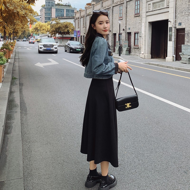 【新品档口现货】2025秋装女装休闲牛仔两件套266-P135-K185,女装套装/套裙,2C266