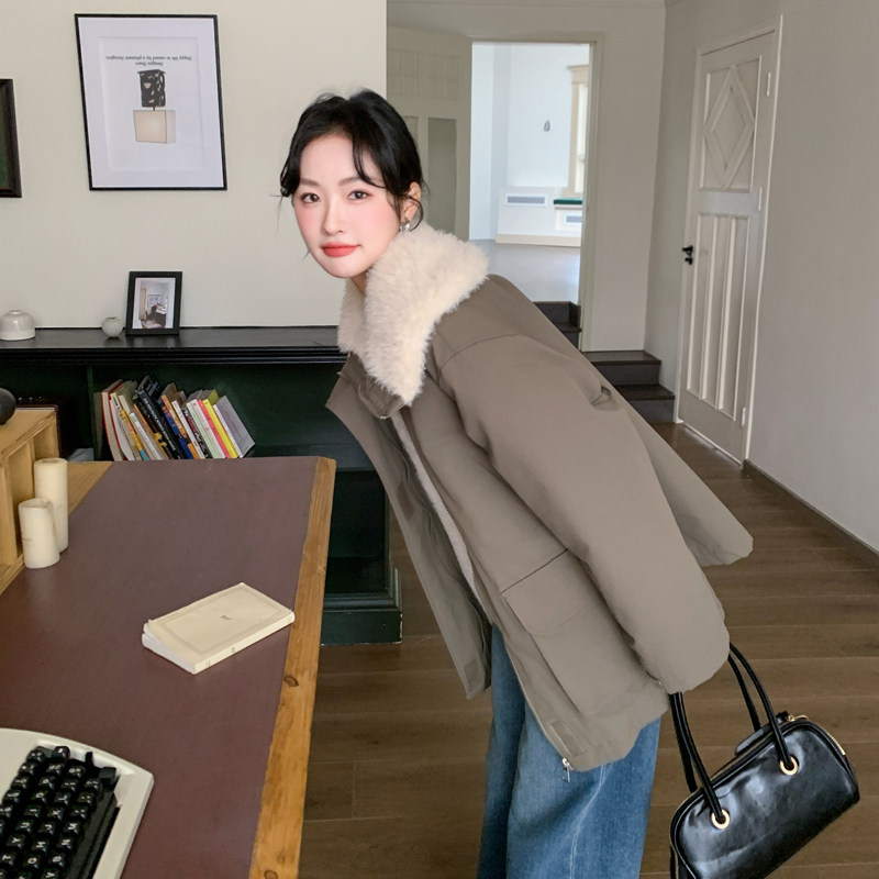 赵露思同款羊羔毛派克服2C090-8728-P235-K368,女装派克服,2C092