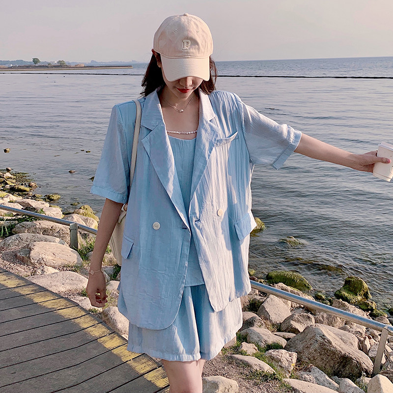 夏季新款西装三件套套装2C018-337-P135188,女装套装/套裙,2C018