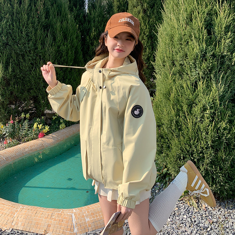 春秋季外套女款风衣2025新款爆小个子夹克登山服户外,女装风衣,2C218
