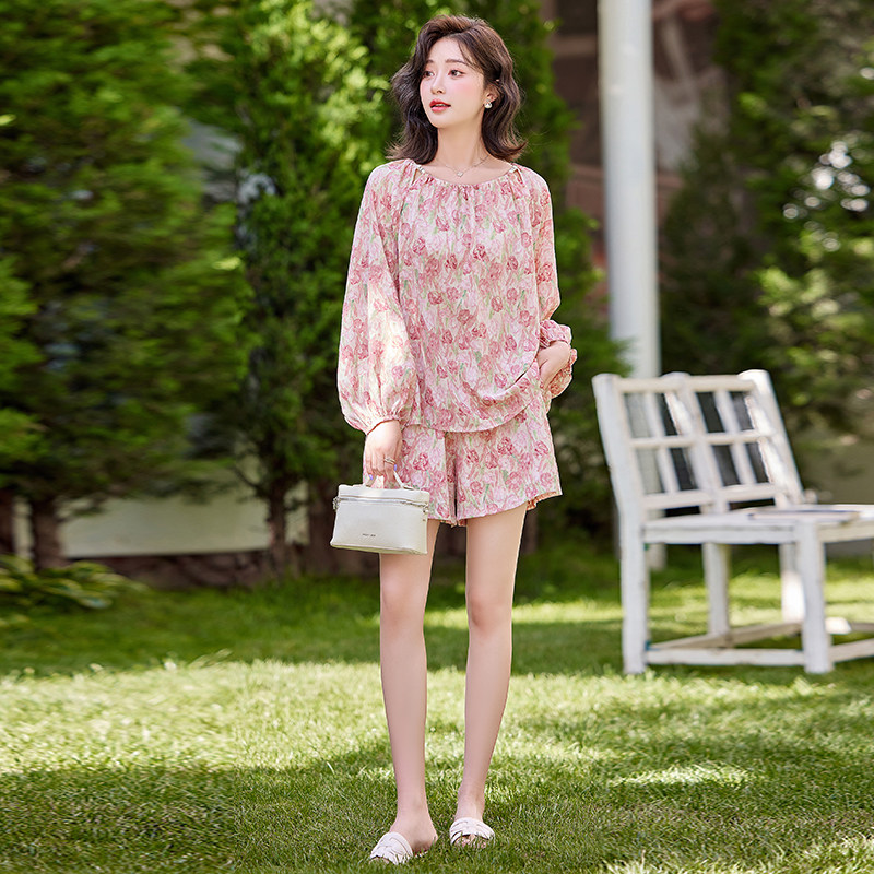 现货新品24夏装新花色防晒衣套装短裤1C086-676-P125-K185,女装套装/套裙,2D044