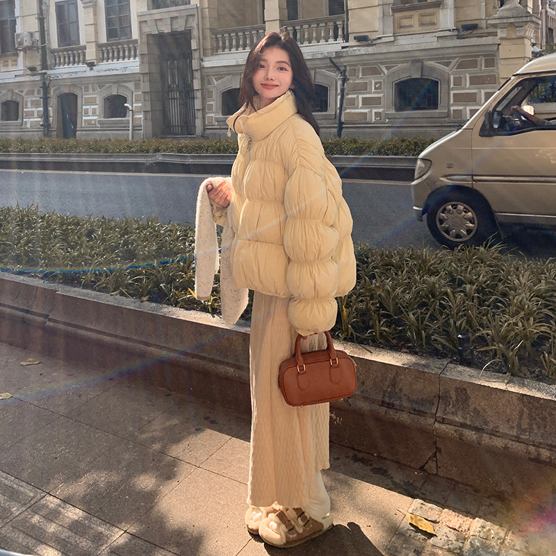 韩系高级感休闲气质羽绒服女2025冬季新款小个子加厚保暖减龄外套,女装羽绒服,2B140