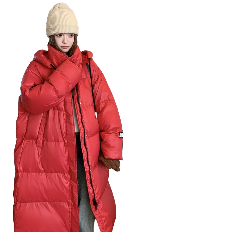 【新品】洋气百搭不挑人的红色90绒羽绒服088-9916p295k458,女装羽绒服,2C088
