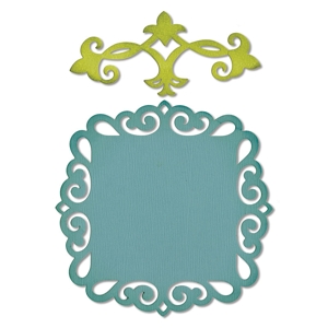 Sizzix Cut Templating (steel) Decorative Label Ornament 658955