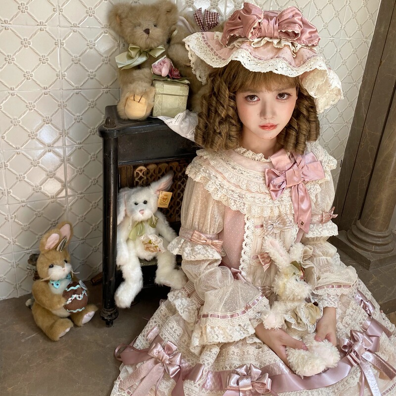 [Now] + Antique Cream + Wine-Cored Cocoa Original Lolita Design