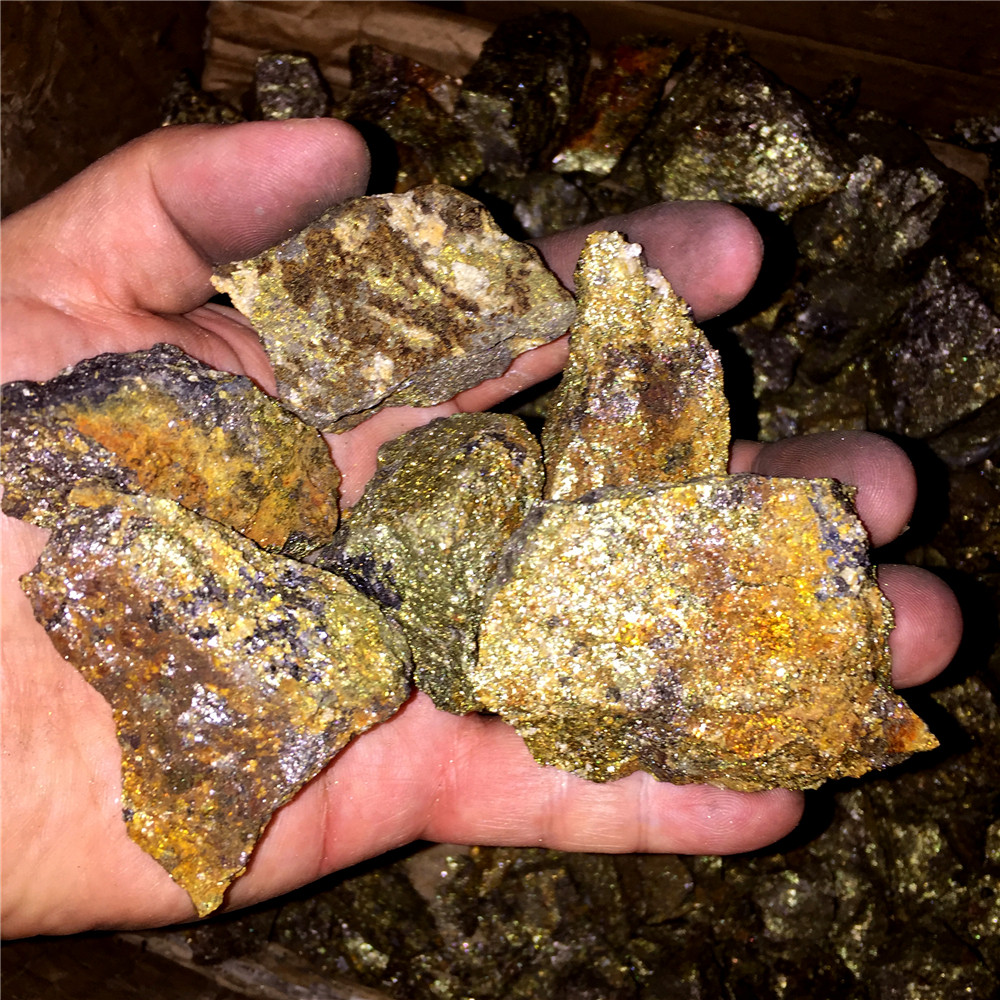 方孔石　奇石　珍石　岩石標本 天然黃金礦石標本原石半斤碎石鋪地教學奇石-Taobao-Tmall