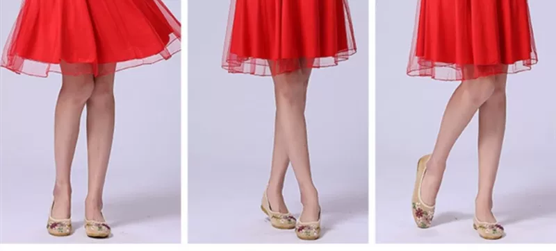 Trang phục khiêu vũ vuông trung niên top 2019 Modal thêu tay dài kích thước lớn biểu diễn trang phục múa phụ nữ - Khiêu vũ / Thể dục nhịp điệu / Thể dục dụng cụ giày múa bale