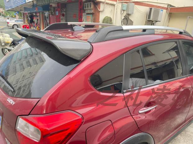 12-16 Speed ​​Palu XV special roof spoiler car rear wing modified fixed wind wing carbon fiber after installation of top wing
