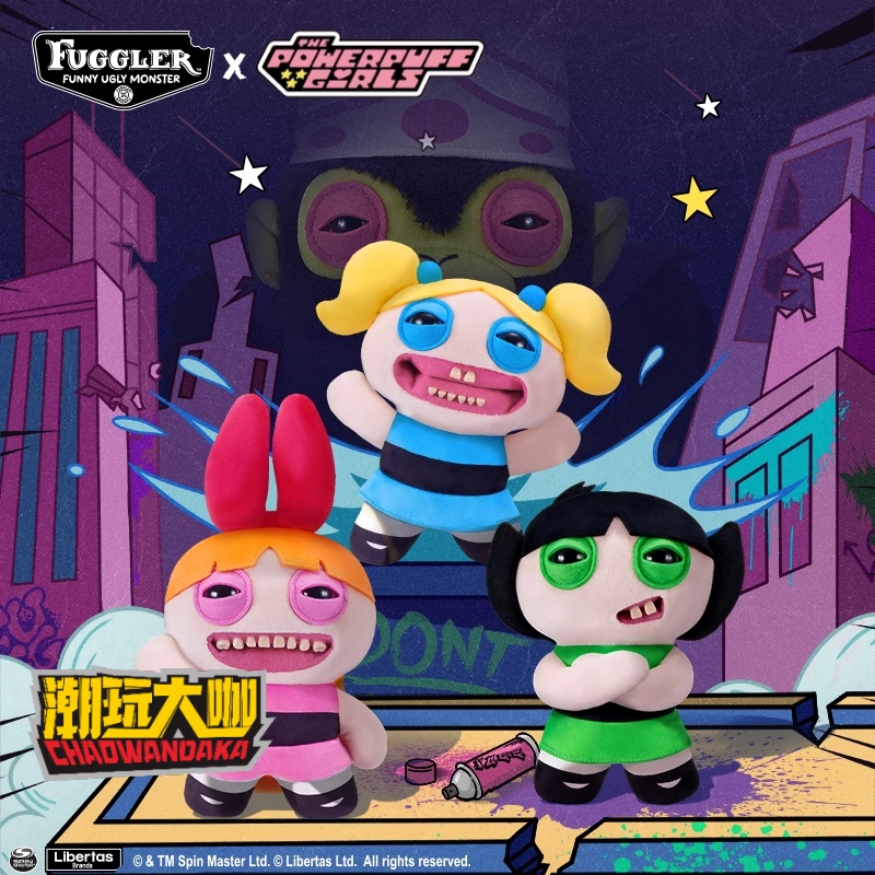 Fuggle Genuine Cute Monster Powerpuff Girls Demoned Choo-Choo Quirky Plush Toy Trendy Doll Gift