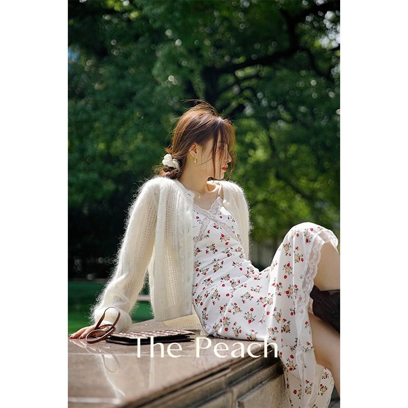 MICHELLYMO lashes lace sling floral dress with underlay