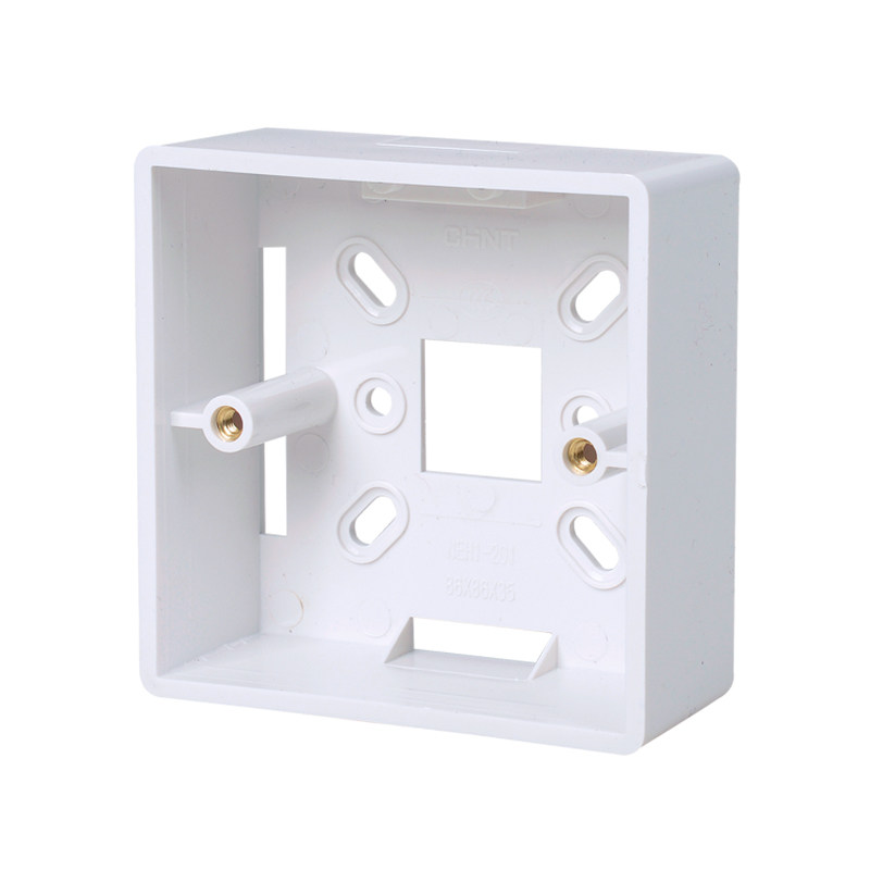 Thickened 86-type switch socket panel surface-mounted bottom box PVC junction box wiring box 86-type universal bottom box