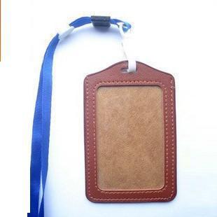 Office supplies study stationery imitation leather badge full set hard plastic badge full set card card set ID card