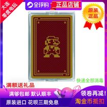 Japans Nintendo Original Made Super Mario Poker 8BIT Pixel Poker Mario