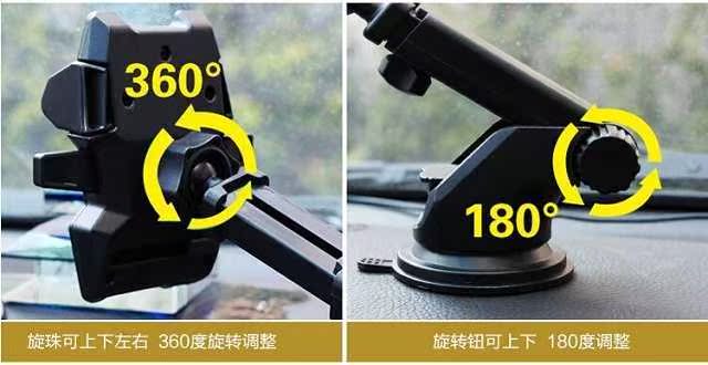 Cực telescopic điện thoại xe giữ đa chức năng xả navigation Sucker outlet giữ điện thoại phổ thông - Phụ kiện điện thoại trong ô tô giá để điện thoại trên oto