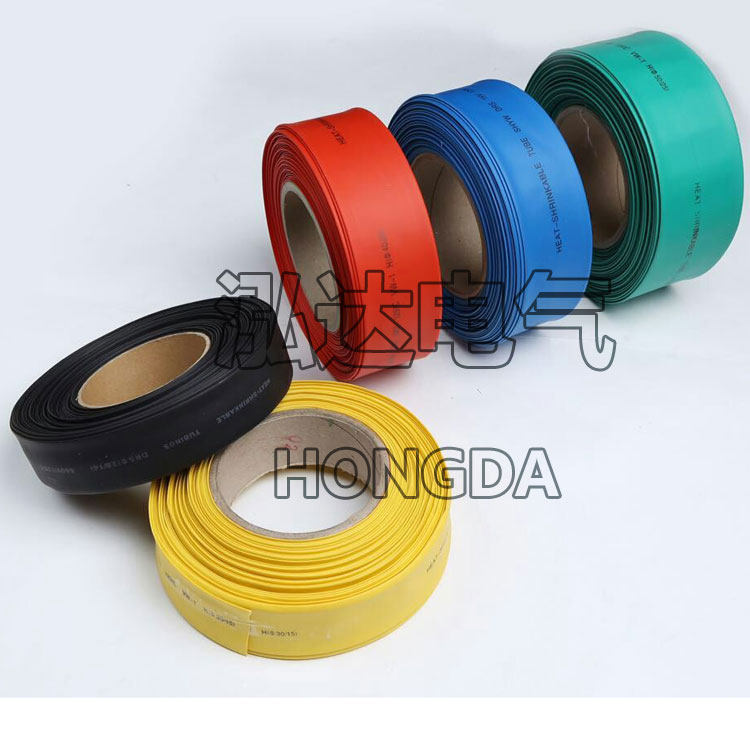 Heat-Shrink Tubing Insulation Casing Low Pressure Shrink Tubing Electrics 1KV Insulation Flame Retardant Continuous Heat Shrink Sleeves