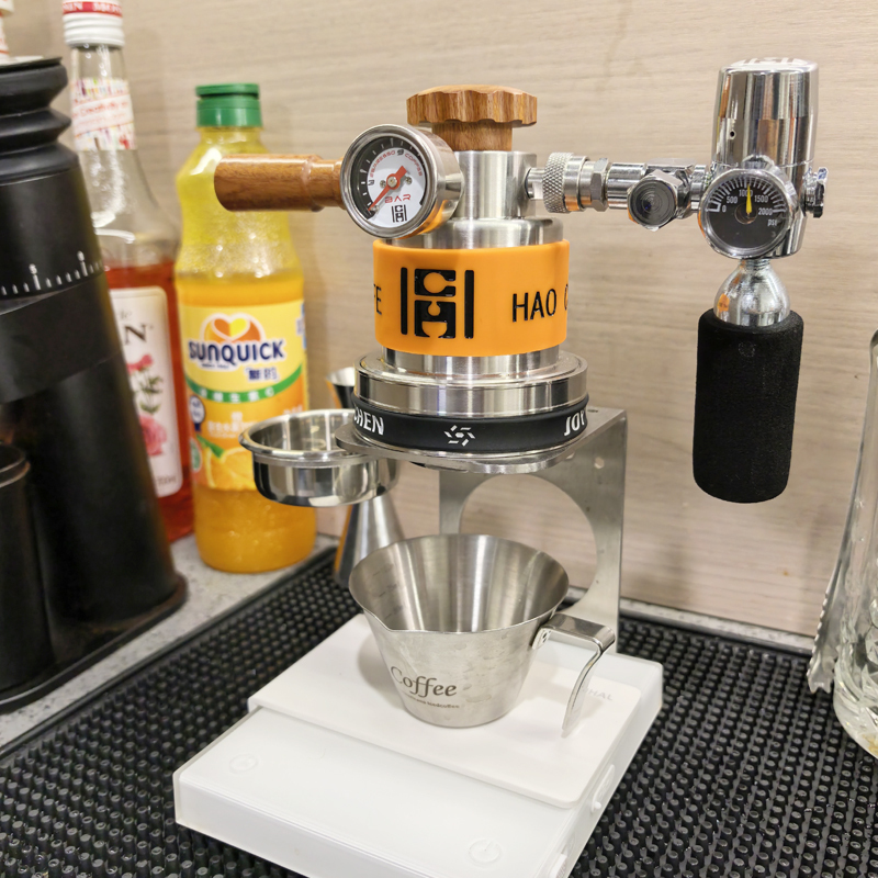 Haochen G52 Pneumatic Coffee Machine G62 Espresso Coffee Maker for Home, Camping, and Office Use