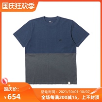 Soda spot MADNESS DUAL WASHED Yu Wenle same wash color matching stitching short sleeve t-shirt