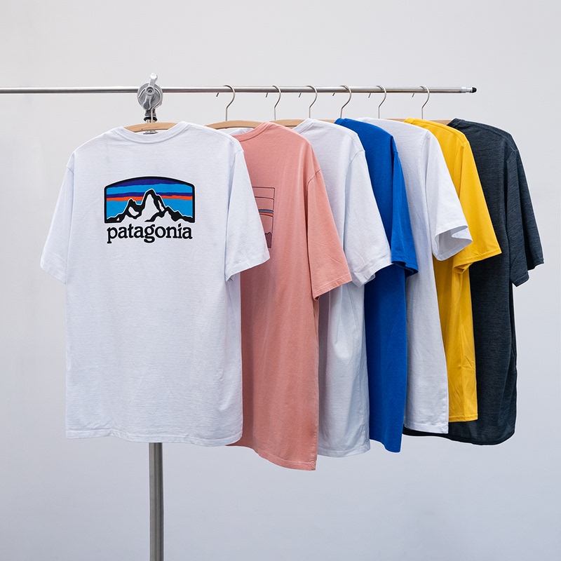 Soda in Stock Patagonia P-6 Patagonia Classic Versatile Mountain Short-Sleeve T-Shirt for Men and Women