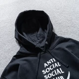 Пятно газировки NEIGHBORHOOD ASSC CE-HOODED Свободная толстовка с капюшоном с двойным ножом и принтом