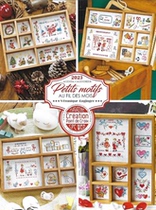 French fashion cross stitch creation point de croix Agenda 2023