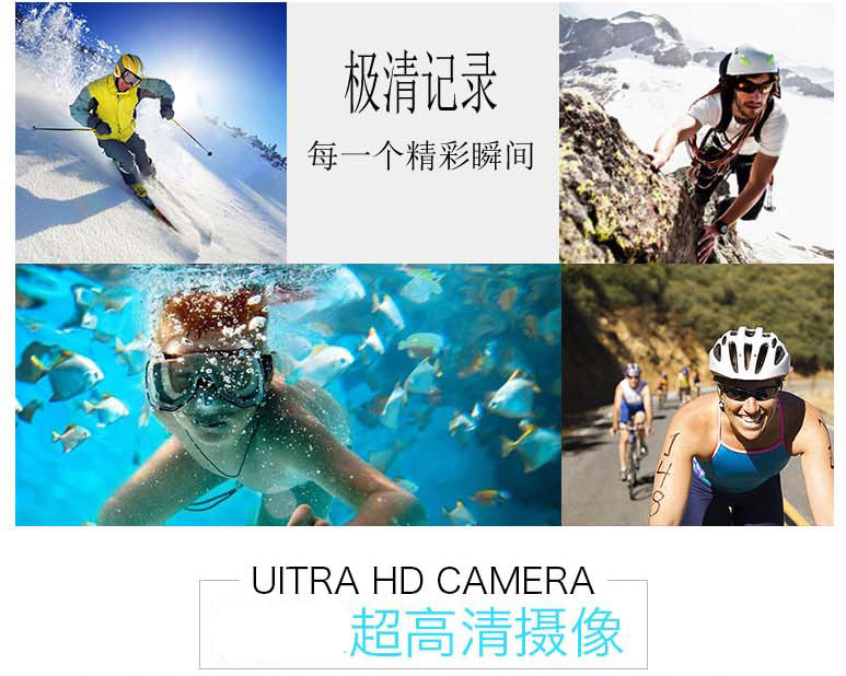 Camera chống nước thể thao du lịch 4k micro wifi kỹ thuật số DV xe máy mũ bảo hiểm xe máy - Máy quay video kỹ thuật số máy quay phim cầm tay