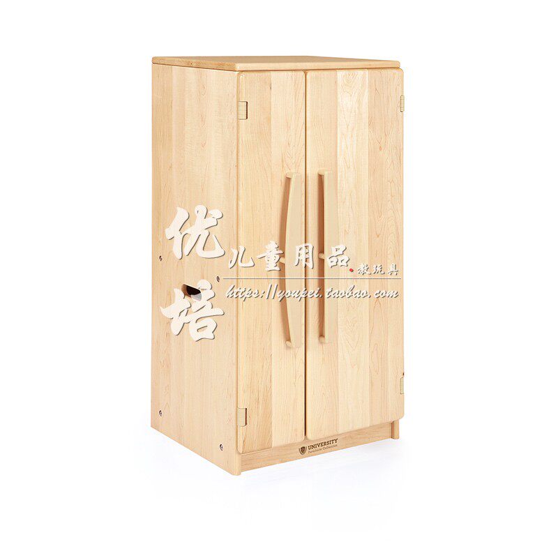 Refrigerator-North American maple refrigerator-birch multi-layer board children's role-playing kitchen cabinet set