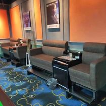  Commercial Billiard Table Sofa Seat Ballroom Club View Ball Chair Leather Chair Tea Table Supplies Accessories Style