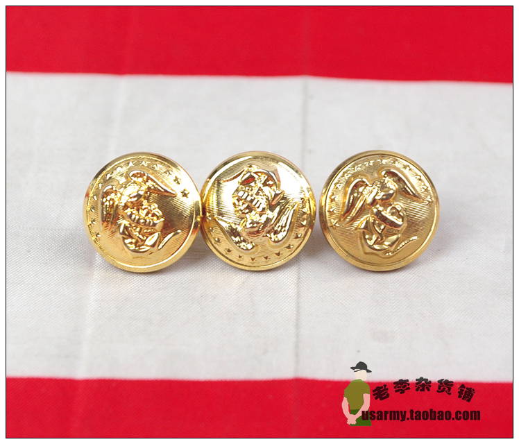 (original product) USMC Marine gown with golden button for a single screw-free brand new