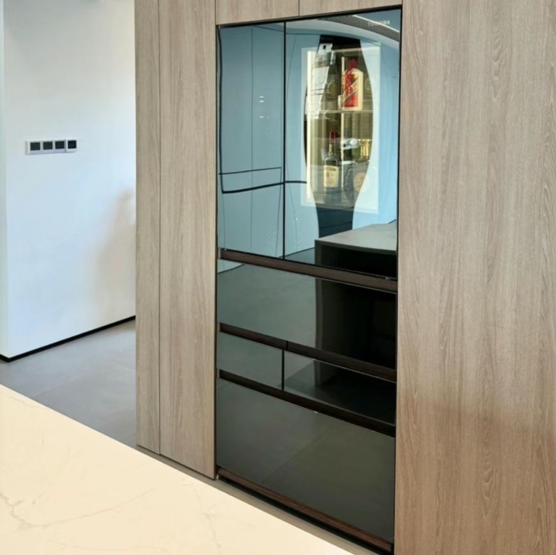 Toshiba/东芝Rm602Wi-Pg1B1/562 Air-Cooled Frost-Free Zero-Embedded Large-Capacity Dual-System Refrigerator