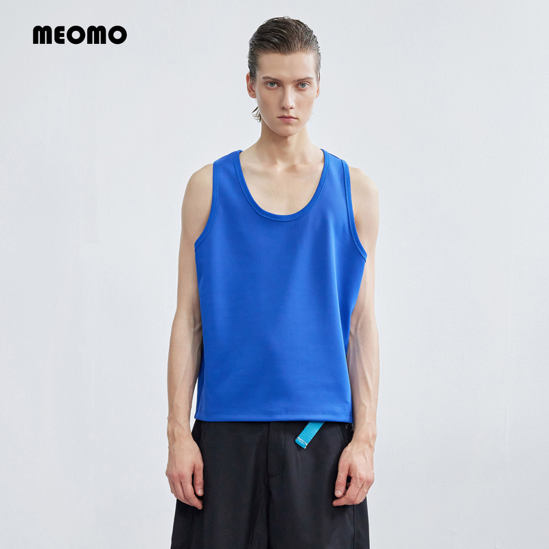 Meomo Designer Brand 2026 Summer New Product Royal Blue Vest Loose Air-Layer Comfortable Top Colorful