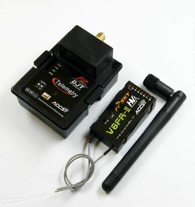 FrSky 2 4G JR Remote control with upgrade suit DJT + V8FR-II HV high frequency head