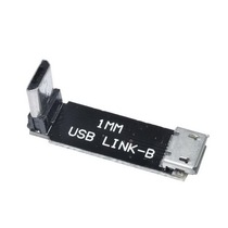 90 degree L type right angle Micro USB adapter version FPV crossing machine parameter extension board USB-B
