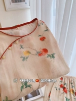 Хлопковый детский тонкий лонгслив, штаны, пижама, китайский стиль