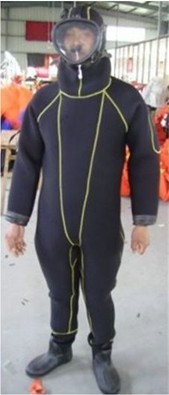 Fully sealed dry swab diving suit