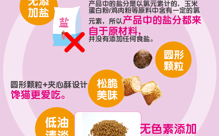 Thức ăn cho cá biển và cá hồi có hương vị cá hồi 1,2kg khỏe mạnh thị lực gấp tai mèo ngắn thức ăn chủ yếu hạt cuncun cho mèo