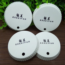 Factory direct sales hotel barber shop disposable dust-proof cup lid nail salon hair salon cup lid that can be inserted into a straw