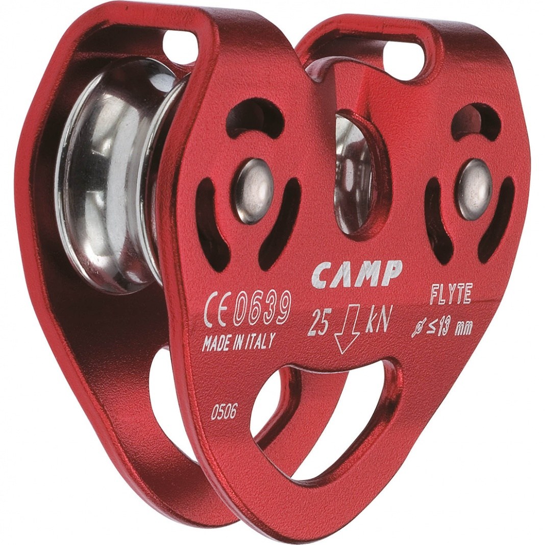 Italian Camp CMAP FLYTE 1638 cross rescue aluminum alloy heart-shaped double axle double pulley