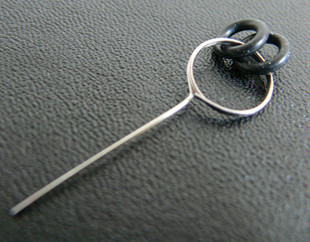 Japan imports Biobao Bel PopP stone Nangmu circular cigarette holder through needle special accessories Luang Sang rubber ring