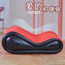 户外懒人充气沙发 气垫床家用懒人单人坐垫沙发床折叠椅子 充气床