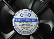 YL20060HBL industrial fan 220V cooling fan double ball bearing fan