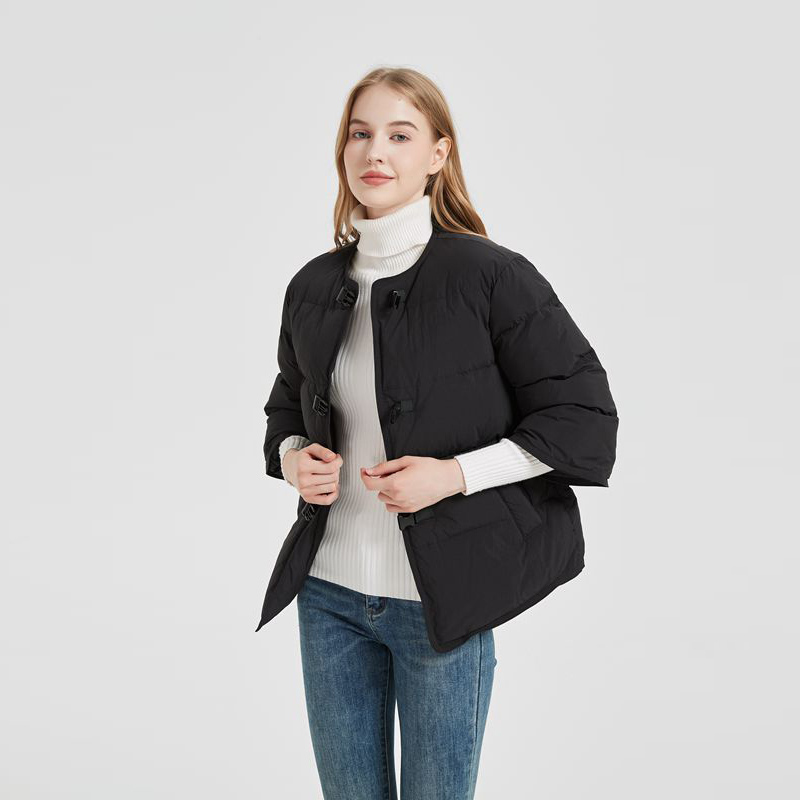 Down Half Sleeve Round Neck down Jacket 2023 Winter Thickened Home Women's Quarter Sleeve 90 White Duck down New Vest