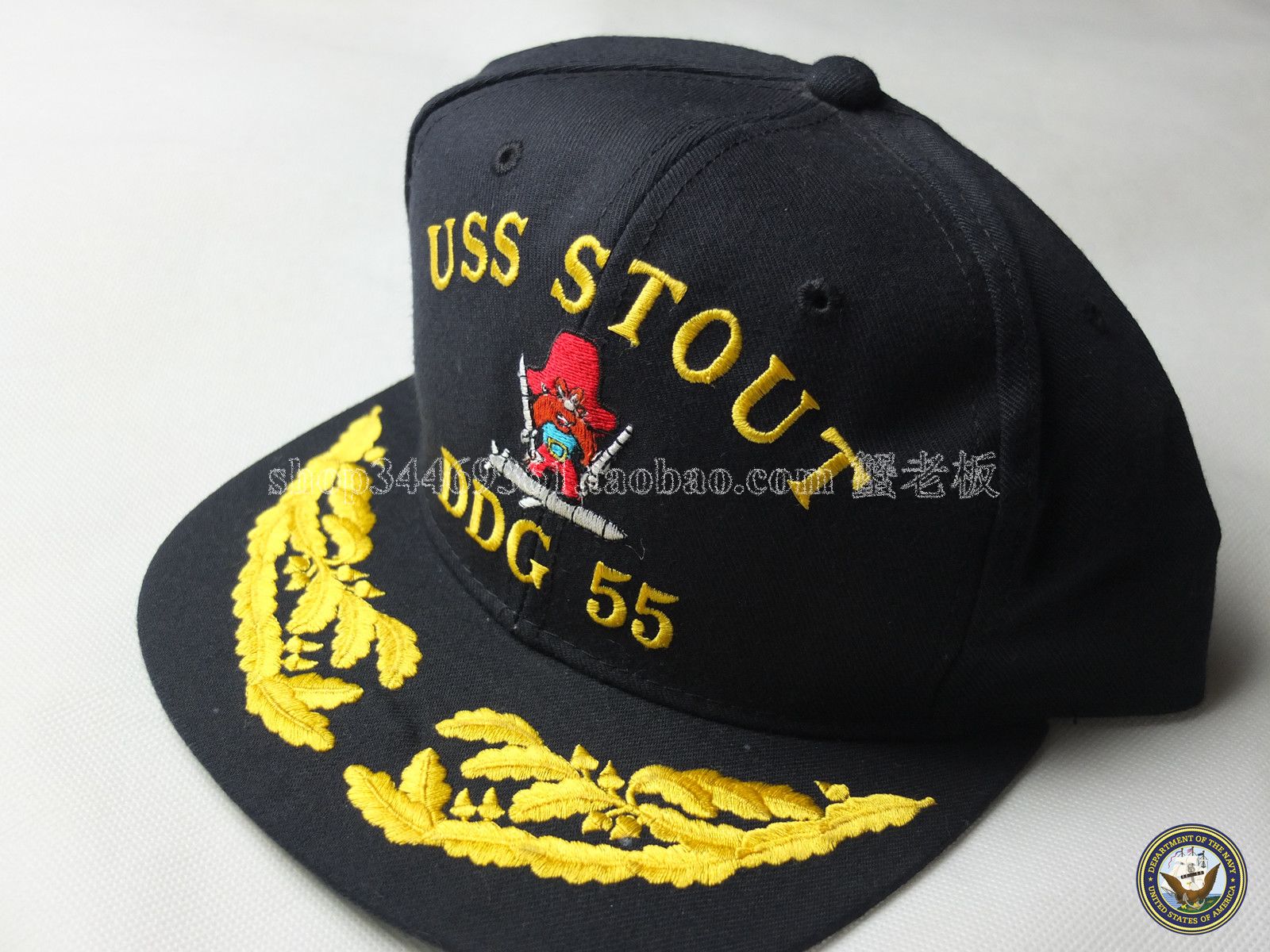 US NAVY US Navy Burke class destroyer DDG-55 Stott to rank official level baseball cap-Taobao