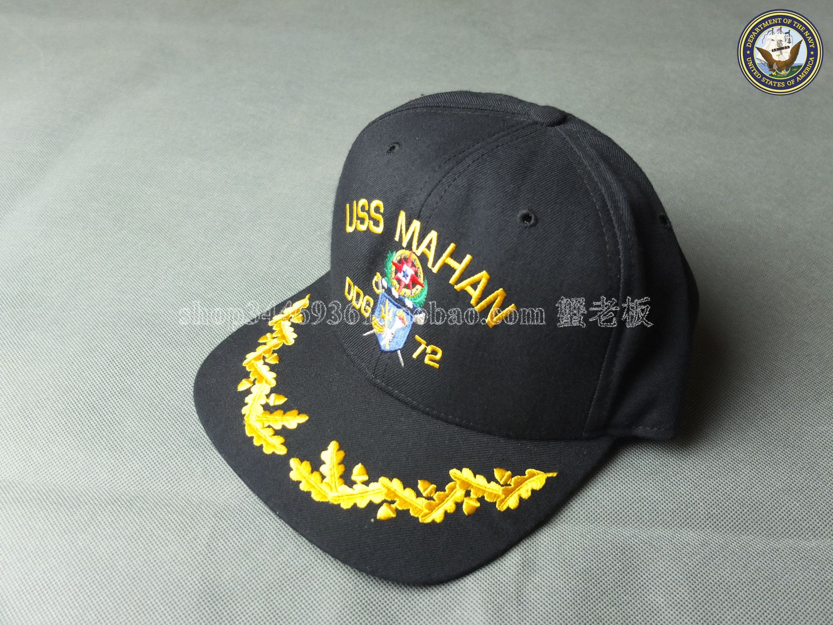 US NAVY US Navy Burke Class Destroyer DDG-72 Mahan Baseball Cap