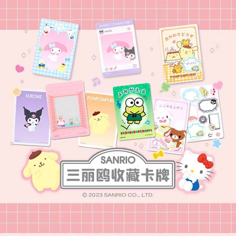 现货日本三丽鸥sanrio人物卡牌库洛米大耳狗美乐蒂盲盒集换卡牌