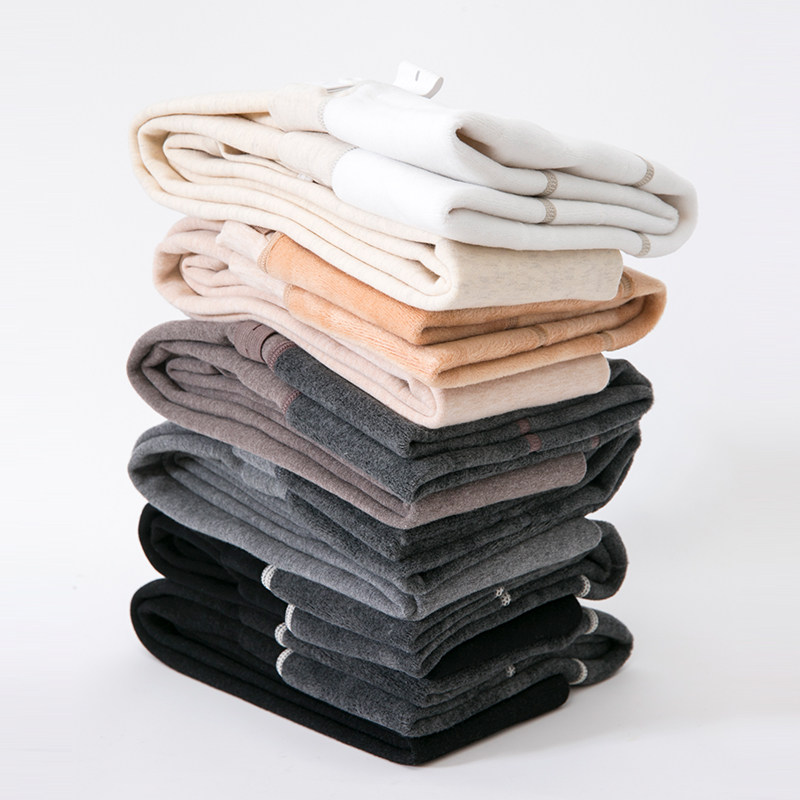 Pregnant women wear pantyhose in winter thickening and high waist belly adjustable pantyhose during pregnancy