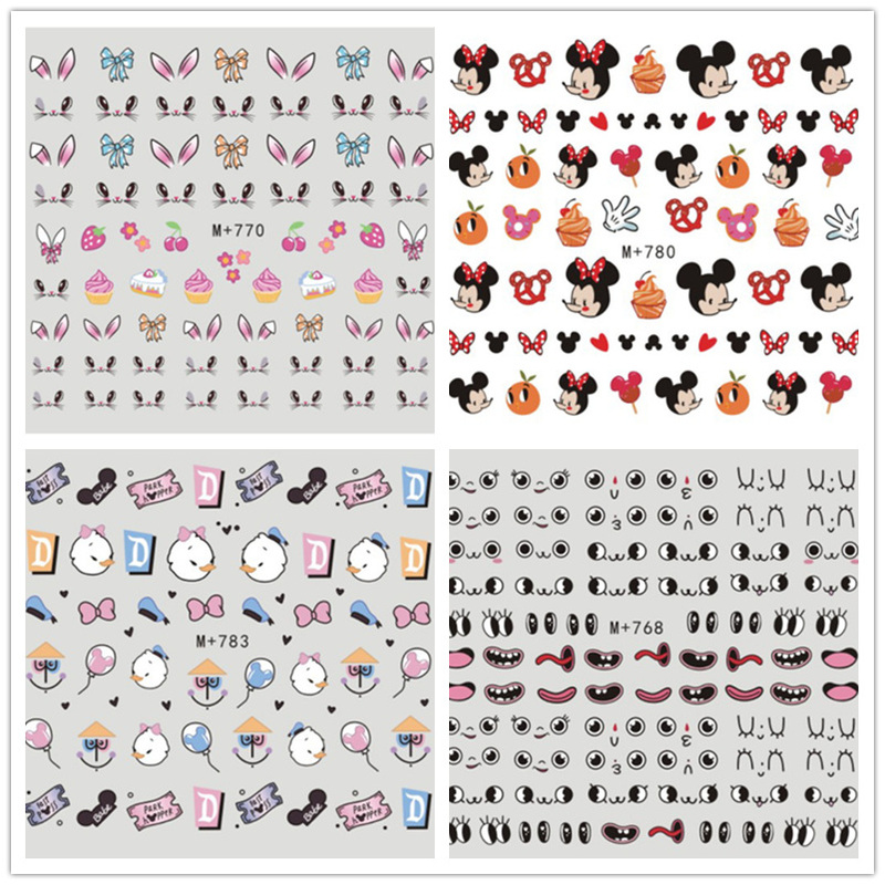 10 Pieces with Free Shipping M784 Nail Polish Glue Water Transfer Nail Art Stickers Cartoon Cute Ears Disney 10 Pieces with Free Shipping M784 Nail Polish Glue Water Transfer Nail Art Stickers Cartoon Cute Ears Disney
