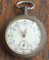 15 Diamond Shell Small Pocket Watch 2953