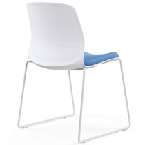 Simple multi-color training chair Lightweight stackable negotiation chair Office meeting low back small conference chair Leisure bar chair