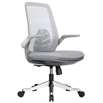 Office staff computer chair Fashion rotating armrest Work chair Student writing sedentary comfortable backrest Mesh chair