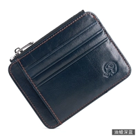 Масляный воск с темно -синим слоем головы настоящая кожи